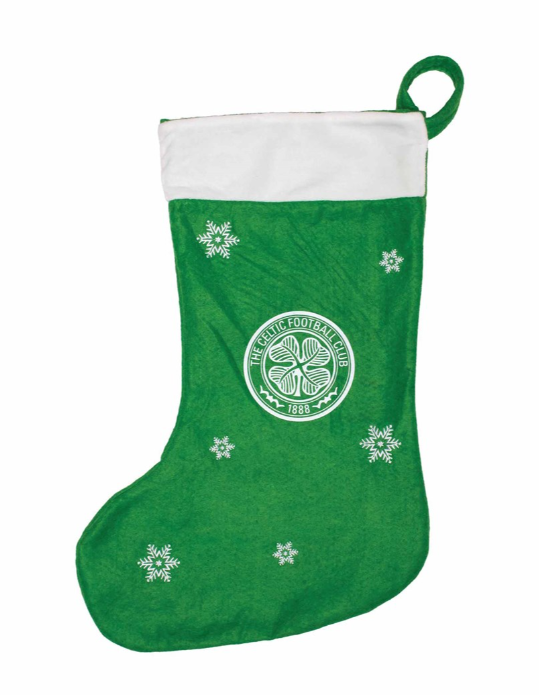 Celtic FC Santa Stocking Snowflake - Football XMAS New Gift Official Licensed