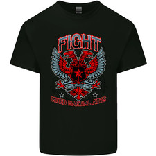 Fight Warriors Mixed Martial Arts MMA Mens Cotton T-Shirt Tee Top