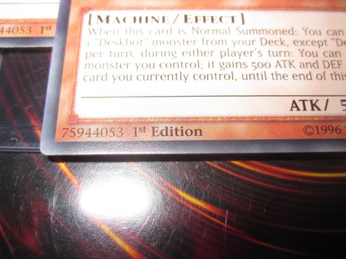 YU-GI-OH COM ROBOBUREAU DESKBOT 003 (X3) (PLAYSET) SECE-EN041 NEUF EDITION 1 - Picture 2 of 2