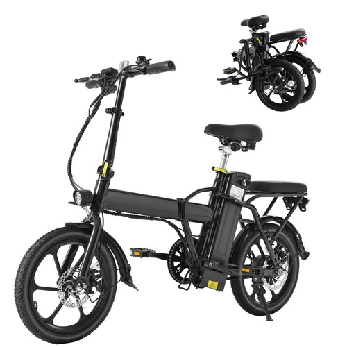Adult Electric Bicycles 500 W Motor 15.5 MPH Max Speed 16inch Tire 42 V 10.4 AH