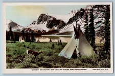 Vancouver Canada Postcard Curiosity and Caution c1930's Hand Coloured RPPC Photo