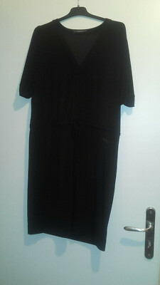 Robe Femme Taille 42 Bleu TEX - Neuve Avec étiquettes, Style évasé Et Manches Courtes