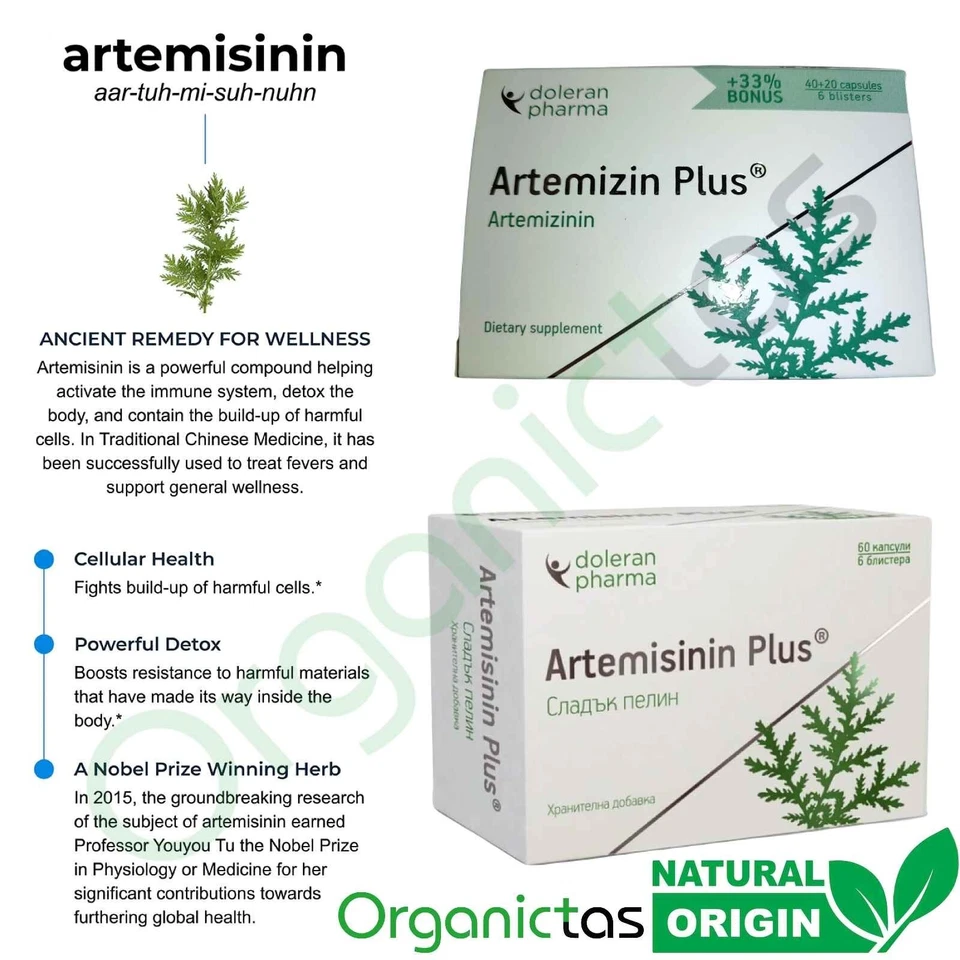 ARTEMISININ PLUS Supplement 60 Capsules Premium Quality Natural Product - Image 2 of 4
