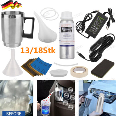 Profi Scheinwerfer Aufbereitun 200ml Set /Bedampfen / Reparatur / Bedampfer DE