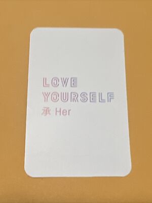 BTS J-hope LOVE YOURSELF 承 'Her' VINYL LP PHOTO CARD ONLY | eBay
