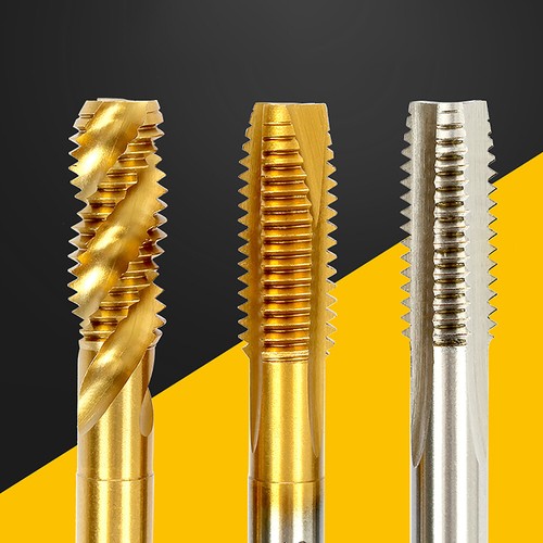 HSS Spiral Flute Point Machine Thread Tap Drill Bit Set TiN HSS-Co Cobalt M2-M12 - Picture 4 of 62
