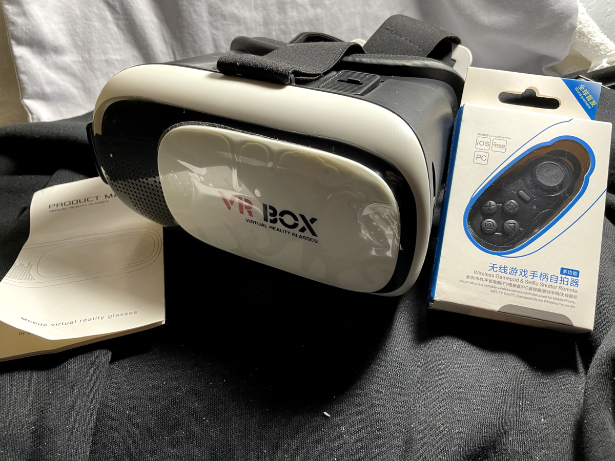 VR Box Virtual Reality Glasses Goggle Headset 3D Movie Game For Android IOS  USA