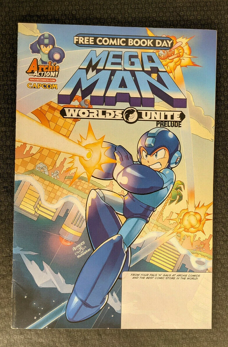 Sonic The Hedgehog Mega Man Worlds Unite - Prelude FCBD (2015) Archie