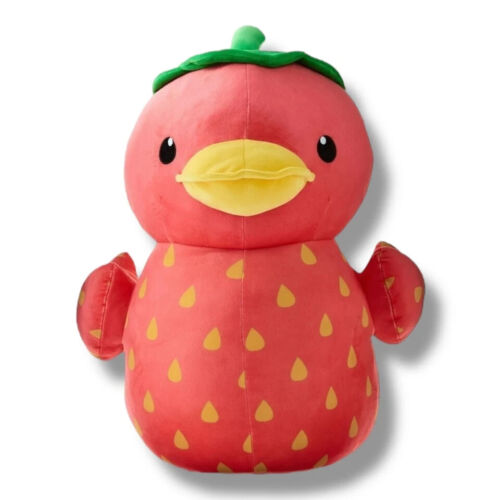 Way To Celebrate Jumbo Easter Red Strawberry Duck Plush, 23 in