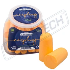 EarPlugs 50 Pair Orange Soft Foam Value Individually NRR 32DB Sleep Travel Noise