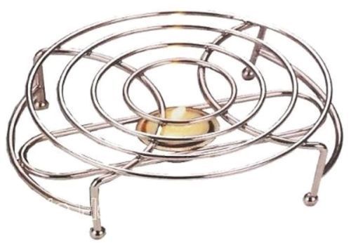 DOUBLE FOOD DISH WARMER CHAFING CHROME PLATE BURNER HEAT WARM + 2 FREE CANDLE - Picture 3 of 5
