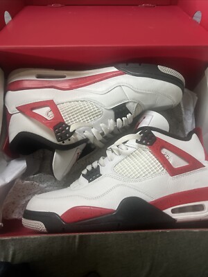 Air Jordan 4 Retro Red Cement DH6927-161 Sz 11.5 | eBay