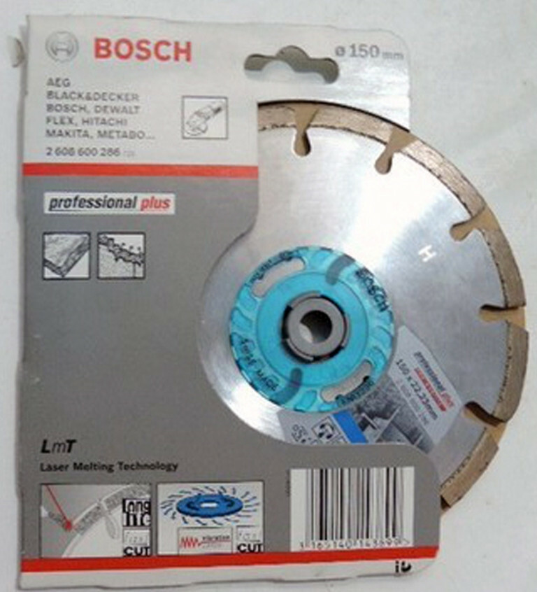Disque à tronçonner diamanté Bosch Professional 2608600286 meuleuse 125 béton brique