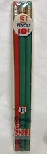 Rare Vintage Sealed EMPIRE Pueblo Wood Pencils Package of 3 No UPC