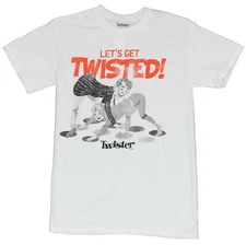Twister Mens  T-Shirt - "Let's Get Twisted" 50's Box art Pic
