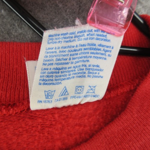 VTG Cleveland Indians Sweatshirt Mens XL Red Chief Wahoo Crew Neck MLB Faded 90s - Picture 14 of 18