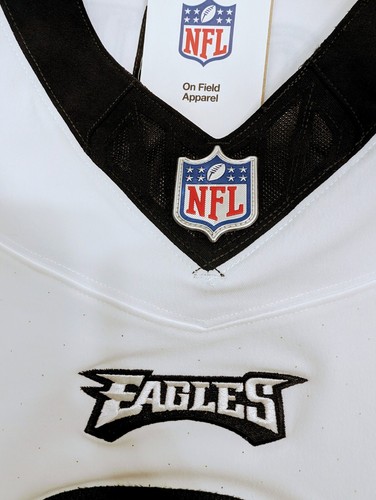 Philadelphia Eagles Authentic Nike Away White Nick Foles Jersey Sz 48 - 第 6/8 張圖片
