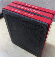 Vintag Sizzix Lot of 3 Different Shapes Large Red Series Dies Cutters Frames +