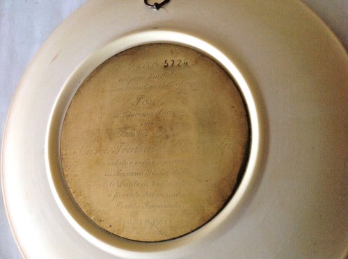 Set 3 VTG TOSCA, RICOLETTO, IL BARBIERE DI SIVIGLIA Ivory Italy Alabaster Plates - Picture 4 of 10