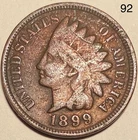 1899 Indian Head Penny Cent