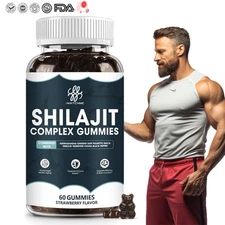 Himalayan Shilajit Gummies, Organic,Extremely Potent Fulvic Acid High Absorption