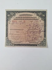 Prescription Blank National Prohibition Act