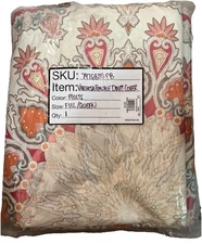 Pottery Barn Valencia Paisley Duvet Cover Full/Q Cert. Oeko-Tex-New (other)_T#A