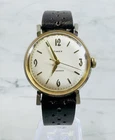 Vintage Timex Waterproof Watch Manual Wind Sunburst Dial 34mm