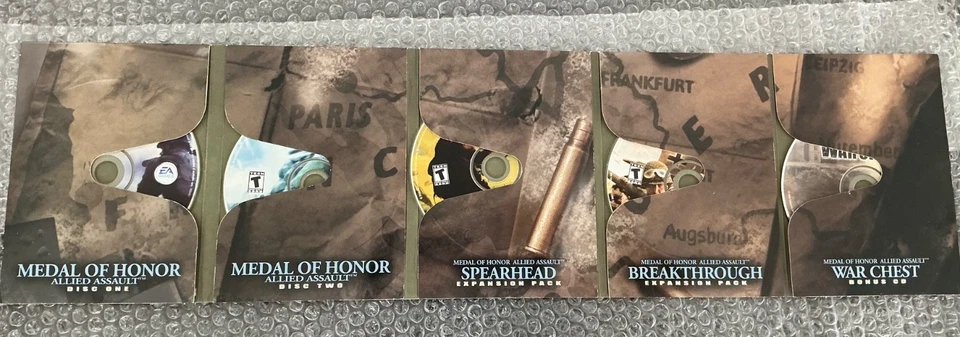 Medal of Honor - War Chest EA Games 5 Disc PC CD-ROM - Image 3 of 3