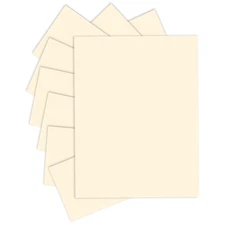 50 Sheets 5x7 Inch 250 GSM Cream Thick Cardstock for Invitations Greeting