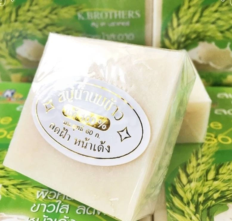 K brother Jasmine Rice Milk Soap Soft Smooth & Radiant Skin moisturize skin 60g - Image 4 of 4