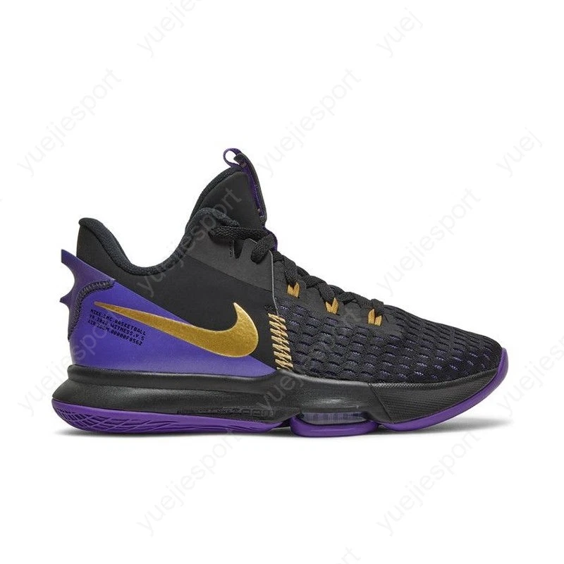 Nike LeBron Witness 5 EP Lakers for Sale | Authenticity Guaranteed
