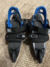 Cardiff Skate Co. Cruiser 3 Wheel Skates Adult Adjustable Blue