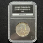 1960 Franklin Half Dollar 90% Silver UNC PCS Stamps & Coins Genuine