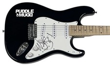 Puddle of Mudd Wes Scantlin Signed Autograph Electric Guitar Band Singer ACOA