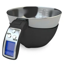 Digital Kitchen Food Scale  Mixing Bowl Measuring Cup Scale In Grams  Ounces F