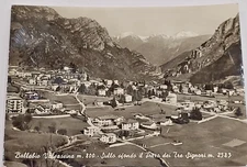 1963 Postcard Ballabio Valsassina (Lecco) Panorama with the Lace of the Three Lords