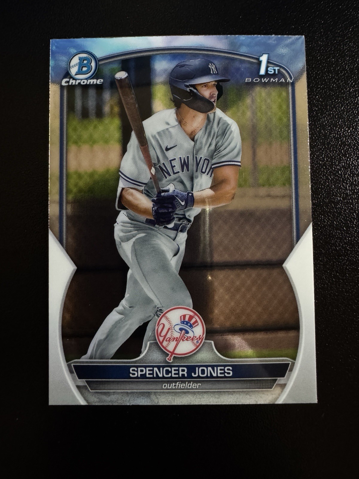 2023 Bowman Chrome Spencer Jones 1st Bowman Yankees #BCP-139