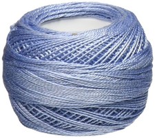 DMC 116 12-794 Pearl Cotton Thread Balls, Light Cornflower Blue, Size 12