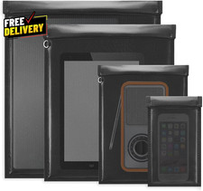 4-Pack Faraday Bags for Laptops Tablets Car Keys Waterproof Fireproof RFID