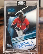2026 Topps Chrome Black Baseball Michael Harris II CBA-MHA AUTO #91/150