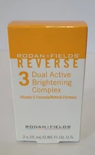 Rodan + Fields REVERSE Step 3 Dual Active Brightening Complex 2x 25mL/0.85 Fl Oz