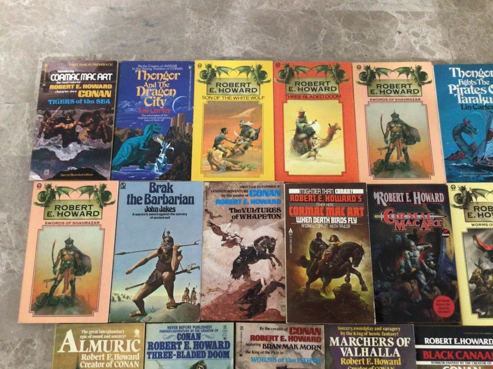 Vintage Lot Of 26 Conan The Barbarian Paperback Books - Imagem 3 de 4