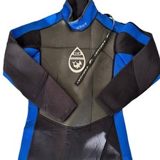 Parkway Scuba Wetsuit Youth Size 16 Blue Black Long Sleeve Full Body