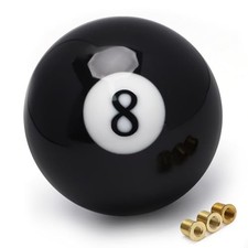 Shift Knob Manual Gear Round 8 Ball Shift Knob Universal 4 5 6 8 Speedblack