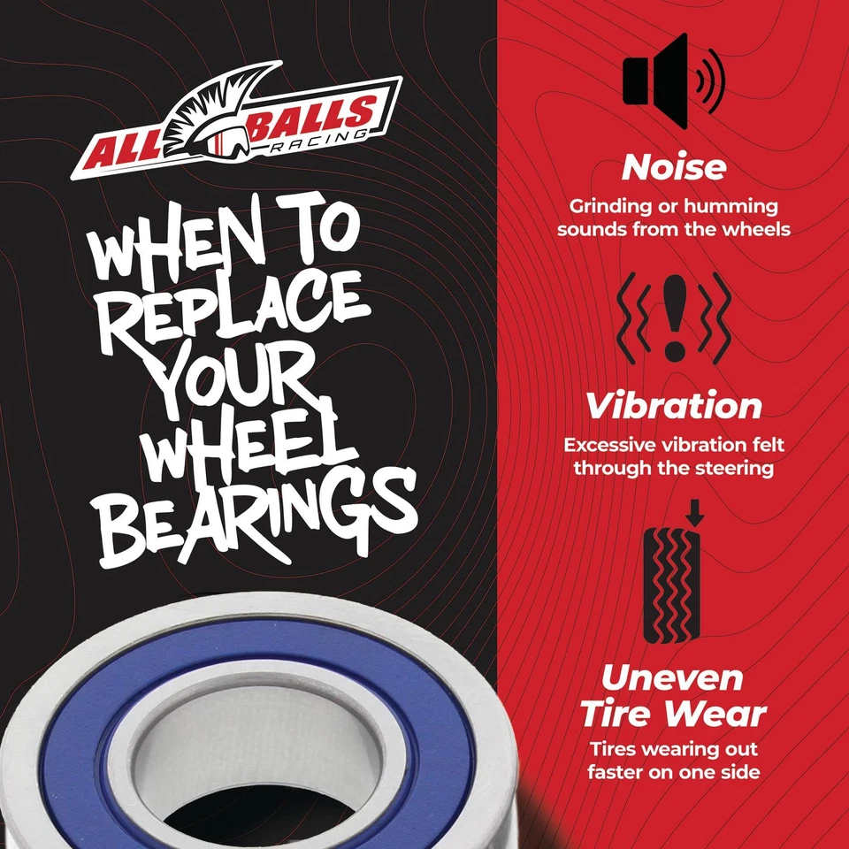 Wheel Bearing Kit Front For Honda CBR600RR 03-06 RVT1000R RC51 00-06 25-1654 Foto 3 de 4