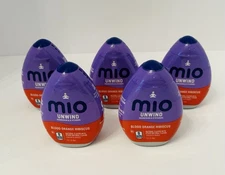 Set Of 5 ~ MiO Unwind Blood Orange Hibiscus ~ Water Flavor ~ Best By 11/17/2025