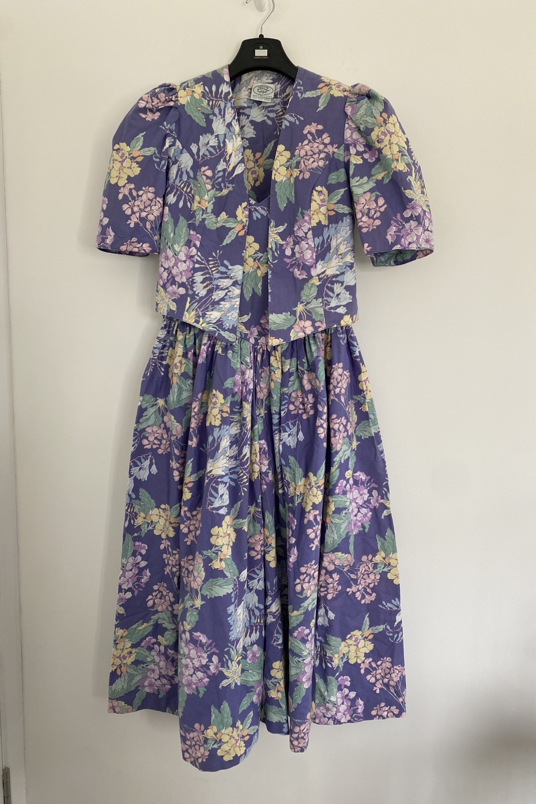 Vintage Laura Ashley ladies tea dress garden party with jacket size 12