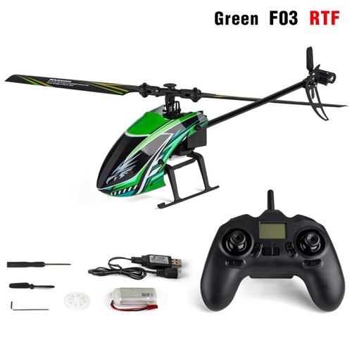 F03 RC Helicóptero 4CH 2.4G Control Remoto Helicóptero 6 Ejes Giroscopio Flybarless RTF - Imagen 8 de 10