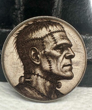 Hobo Nickel "Frankenstein" Genuine Buffalo Nickel